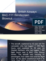 Case Study: British Airways BAC-111 Windscreen Blowout