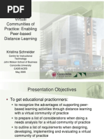 Download Virtual Communities of Practice Enabling Peer-based Distance Learning by Kristina Schneider SN5554702 doc pdf