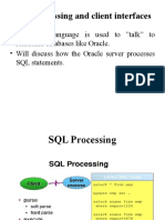 SQL Processing and Client Interfaces