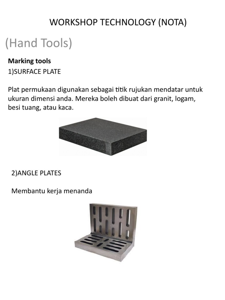 Workshop Technology (Hand Tool) | PDF