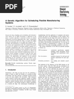 A Genetic Algorithm For Scheduling Flexible