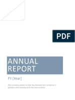 Template Annual Report