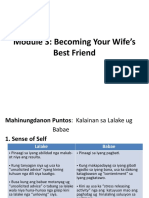 Module 3: Becoming Your Wife's Best Friend