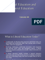 Liberal Education and General Education