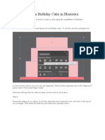 How To Create A Birthday Cake in Illustrator
