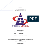 Analisis Jurnal - Audit Tata Kelola Produktivitas Operasional Dan Staf Di Distrik Navigasi Kelas I Makassar