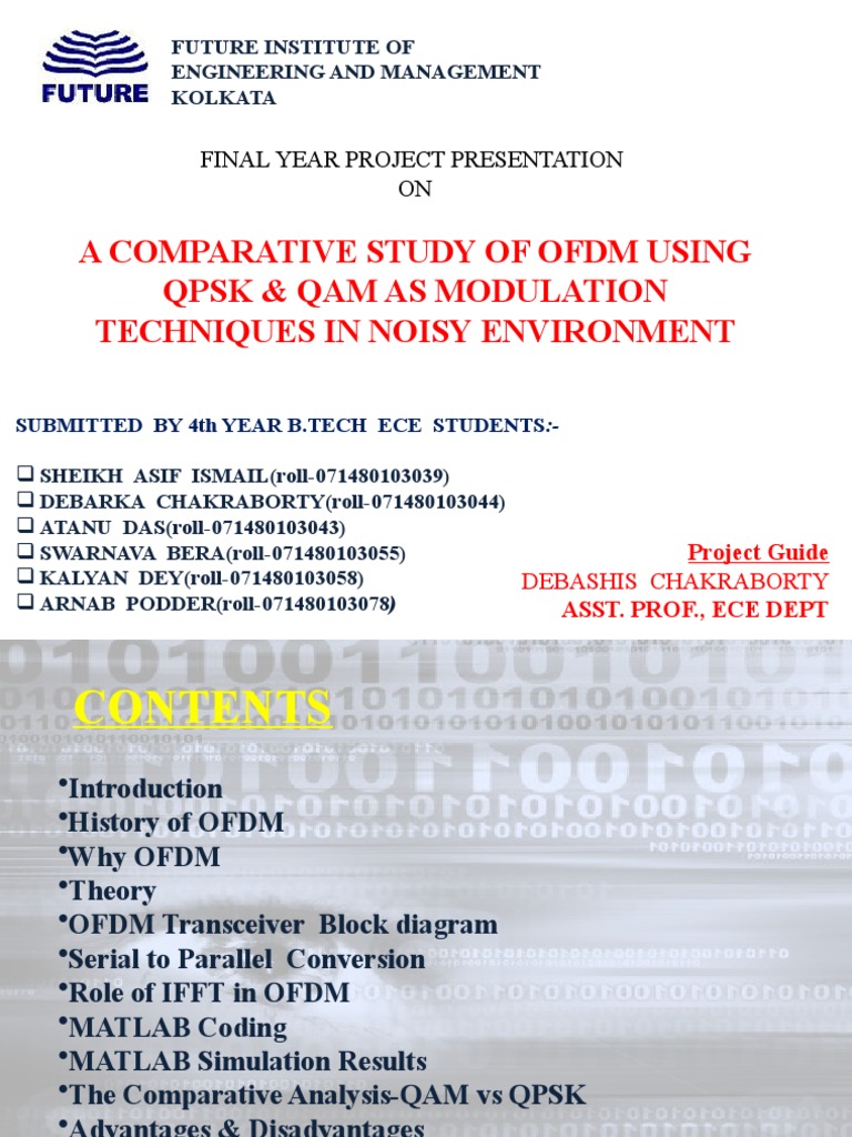 Ofdm Project Ppt