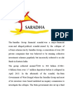 Saradha Group financial scandal exposed major Ponzi scheme