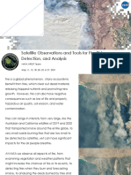 NASA Satellite Tools for Fire Risk and Analysis