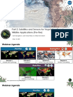 Part 2: Satellites and Sensors For Vegetation-Based Wildfire Applications (Pre-Fire)