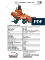 Rd-800d Spec. for Diesel