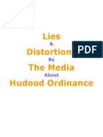 Lies Distortions The Media Hudood Ordinance: & by About