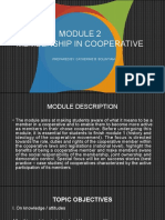 Module 2 Topic 1 in MKE 103 (Cooperative Marketing)
