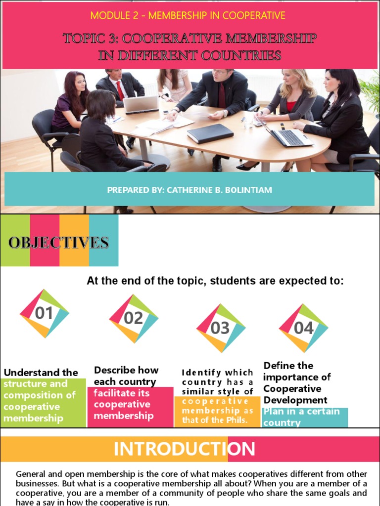 Understanding Cooperative Membership | PDF | Cooperative | Board Of ...