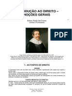 Introdução Ao Direito - Breves Noções Gerais