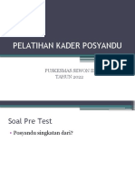 Evaluasi Kegiatan Posyandu