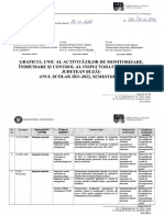 Grafic Unic de Monitorizare Semestrul II