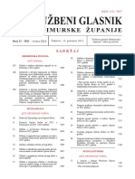 Službeni Glasnik Međimurske Županije Broj 22. Iz 2021. Godine