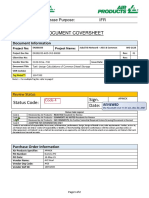 Document Coversheet: Status Code: Sign. Date