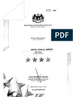 Sample of MOTAC Star Rating Certificate