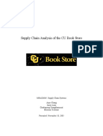 Supply Chain Analysis of The CU Book Store