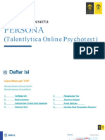 User Manual TOP (Talent Lyt ica Online Psychot est