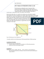 Exercise 4. Life Table of Freshwater Clam: BIO104 General Ecology (Laboratory)