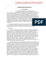 Putational Neuroscience - Handbook