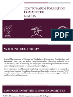 Essential Guide Towards Formation of Posh (Ic) Committee in An Organization