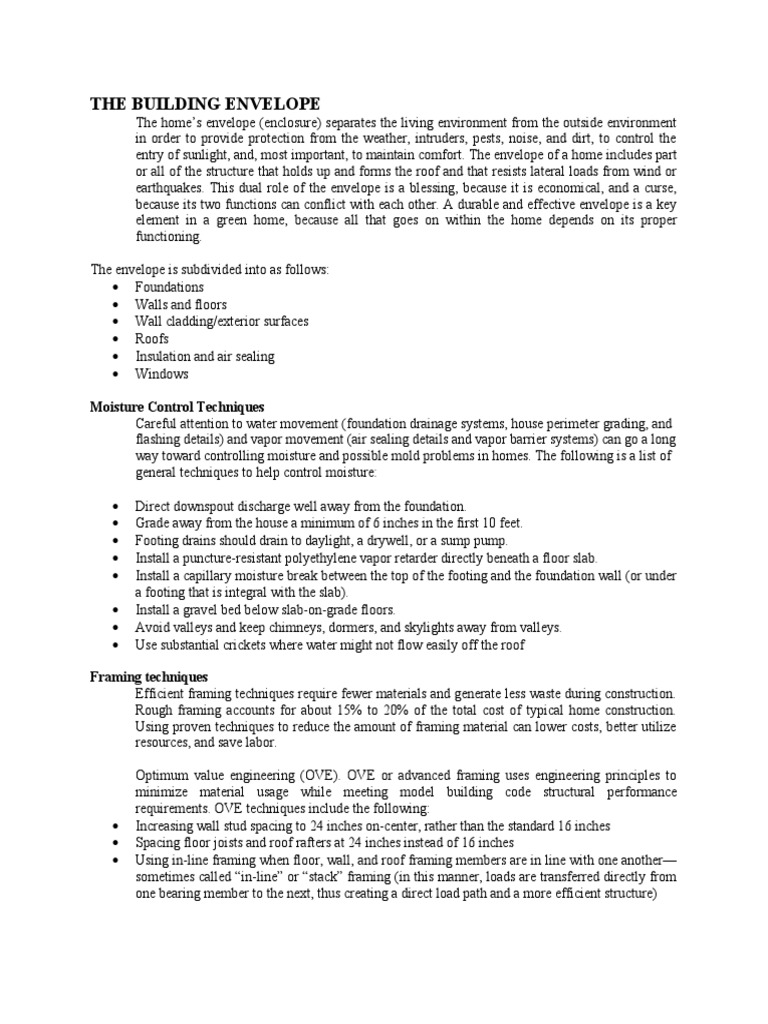 Snapshot of Energy Efficient Apartment Building Building Envelope Moisture Management