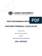 MTO Project Final NY - NJ Vs LA - LB