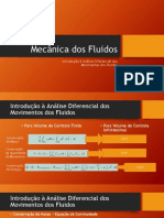 Análise diferencial movimentos fluidos