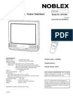 Noblex: SERVICE MANUAL Colour Television