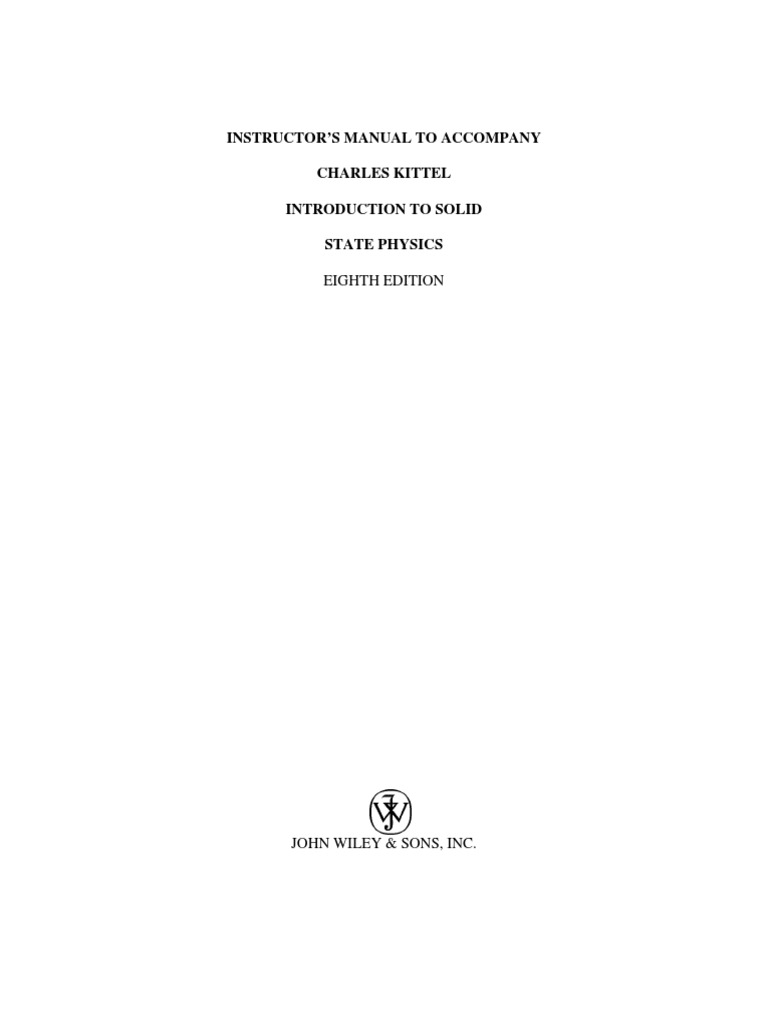 instructor-s-manual-to-accompany-charles-kittel-introduction-to-solid