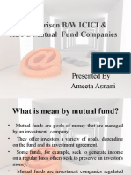 Comparison B/W ICICI & HDFC Mutual Fund Companies: Presented by Ameeta Asnani