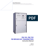 FM 10S FMi 703 Transmitter Manual