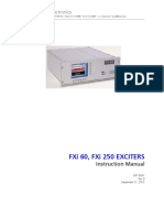 FXi60 FXi250 Exciter Instruction Manual
