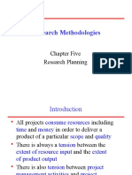 Research Planning Methodologies