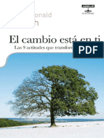 El Cambio Está en Ti. Las 9 Actitudes Que Transformarán Tu Vida