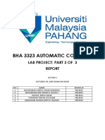 Group 1 Automatic Control Lab Project Report 3 of 3