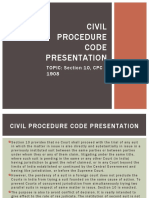 Civil Procedure Code Presentation