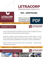 Brochure Letracorp Sac