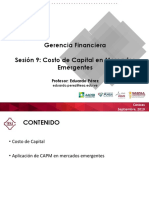 Costo de capital en mercados emergentes