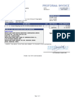 Proforma Invoice: Customer Shipping Details