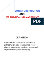 Gastric Outlet Obstruction and Its Surgical Management Lecture by Prof Dr Ayesha Shoukat (1)