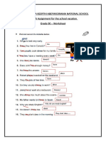 Simple Present Tense Worksheet 2 Answers