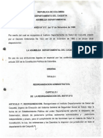 Ordenanza Numero 011 de 17 Diciembre 1999_0941 Creacion Del Idesac