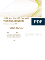 Istilah Gender dalam Wacana Gender