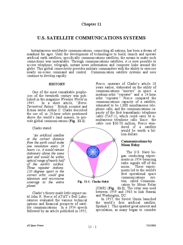 U.S. Military Satellite Communications | PDF | Communications Satellite ...