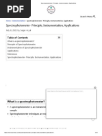 Spectrophotometer - Principle, Instrumentation, Applications